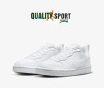 Nike Court Borough Bianco Scarpe Ragazzo Donna Sportive Sneakers DV5456 106