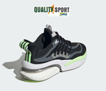 Adidas Alphaboost Nero Bianco Verde Scarpe Shoes Uomo Sportive Sneakers IG3628