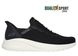 Skechers Slip-ins Bobs Squad Nero Scarpe Shoes Uomo Sportive Sneakers 118300 BLK