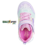 Skechers S Lights Princess Argento Scarpe Bambina Infant Sneakers 302686N MLT