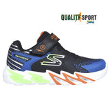 Skechers Lights Flex Glow Blu Scarpe Bambino Sportive Sneakers 400138L BKBL