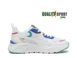 Puma Trinity Lite Bianco Multicolor Scarpe Ragazzo Sportive Sneakers 395462 01