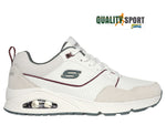 Skechers Uno Retro one Bianco Scarpe Shoes Uomo Sportive Sneakers 183020 WGR