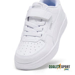 Puma Caven 2.0 Bianco Scarpe Shoes Bambino Bambina Sportive Sneakers 393839 02