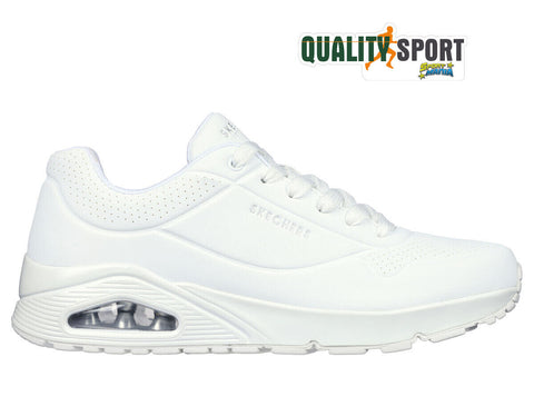 Skechers Uno Stand On Air Bianco Scarpe Shoes Uomo Sportive Sneakers 52458 W