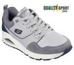 Skechers Uno Retro one Grigio Scarpe Shoes Uomo Sportive Sneakers 183020 GRY