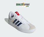 Adidas VL Court 3 Bianco Blu Scarpe Shoes Uomo Sportive Sneakers ID6287