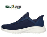 Skechers Slip-ins Bobs Squad Blu Scarpe Shoes Uomo Sportive Sneakers 118300 NVY