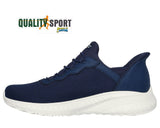 Skechers Slip-ins Bobs Squad Blu Scarpe Shoes Uomo Sportive Sneakers 118300 NVY