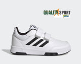Adidas Tensaur 2.0 Bianco Nero Scarpe Shoes Bambino Sportive Sneakers GW1981