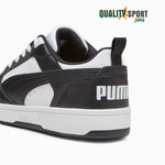 Puma Rebound Low Bianco Nero Scarpe Shoes Uomo Sportive Sneakers 392328 01