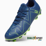 Puma Future Play FG/AG Blu Giallo Scarpe Uomo Sportive Calcetto Soccer 107377 03