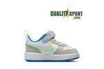 Nike Court Borough Low 2 Bianco Grigio Scarpe Bambino Infant Sneaker DV5458 005