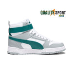 Puma RBD Game Bianco Verde Scarpe Shoes Ragazzo Sportive Sneakers 386172 07