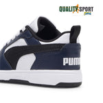 Puma Rebound V6 Bianco Blu Nero Scarpe Bambino Sportive Sneakers 396742 12