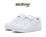 Puma Caven 2.0 Bianco Scarpe Shoes Bambino Bambina Sportive Sneakers 393839 02