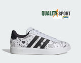 Adidas Grand Court Bianco Nero Scarpe Shoes Uomo Sportive Sneakers ID4474