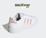 Adidas Grand Court Bianco Iridescente Scarpe Donna Sportive Sneakers GY2326