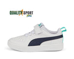 Puma Rickie Bianco Blu Scarpe Shoes Bambino Sportive Sneakers 385836 32