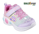 Skechers S Lights Princess Argento Scarpe Bambina Infant Sneakers 302686N MLT