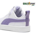 Puma Rickie AC Bianco Lilla Scarpe Infant Bambina Sportive Sneakers 384314 33