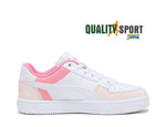 Puma Caven 2.0 Block Bianco Rosa Scarpe Shoes Donna Sportive Sneakers 394461 01