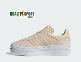 Adidas Gazelle Bold Beige Scarpe Shoes Donna Sportive Sneakers ID4380