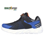 Skechers Lights Flex Glow Blu Scarpe Bambino Sportive Sneakers 400138L BKBL