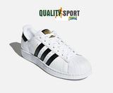 Adidas Superstar Bianco Nero Scarpe Shoes Uomo Sportive Sneakers EG4958