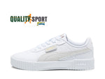 Puma Carina 2.0 Logobsession Bianco Scarpe Donna Sportive Sneakers 392518 01