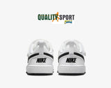Nike Court Borough Low 2 Bianco Nero Scarpe Bambino Infant Sneaker DV5458 104