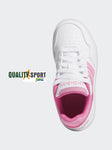 Adidas Hoops 3.0 Bianco RosaScarpe Shoes Donna Ragazza Sportive Sneakers IG3827