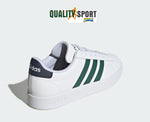 Adidas Grand Court Bianco Verde Scarpe Shoes Uomo Sportive Sneakers ID4465
