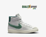 Nike Blazer Mid '77 Bianco Verde Scarpe Bambino Sportive Sneakers FZ1156 100