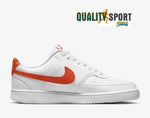 Nike Court Vision Lo NN Bianco Arancio Scarpe Uomo Sportive Sneakers DH2987 108