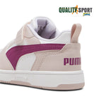 Puma Rebound v6 Lo Bianco Rosa Scarpe Shoes Bambina Sportive Sneakers 397419 14