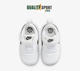 Nike Court Borough Low 2 Bianco Nero Scarpe Bambino Infant Sneaker DV5458 104
