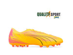 Puma Ultra Play MG Arancio Scarpe Bambino Sportive Calcetto Soccer 107777 03