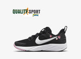 Nike Star Runner 4 Nero Rosa Scarpe Bambina Sportive Palestra Running FJ8079 001