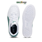 Puma Caven 2.0 Bianco Verde Scarpe Shoes Ragazzo Sportive Sneakers 393837 06