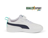 Puma Rickie Bianco Blu Scarpe Shoes Bambino Sportive Sneakers 385836 32