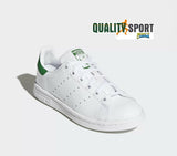 Adidas Stan Smith Bianco Verde Scarpe Shoes Ragazzo Sportive Sneakers M20605
