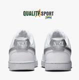 Nike Court Vision Bianco Argento Scarpe Shoes Donna Sportive Sneakers DH3158 108