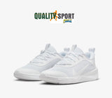 Nike Omni Multi Court Bianco Scarpe Ragazzo Donna Sportive Sneakers DM9027 100