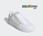 Adidas Grand Court Bianco Iridescente Scarpe Donna Sportive Sneakers GY2326