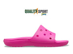 Crocs Classic Slide Fucsia Donna Ciabatta Originale 206121 6UB JUIC