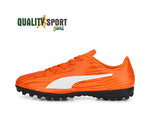 Puma Rapido TT Arancio Scarpe Bambino Sportive Calcetto Soccer 106579 08