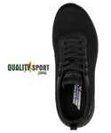 Skechers Bobs Squad Chaos Nero Scarpe Shoes Donna Sportive Sneakers 117209 BBK