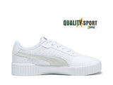 Puma Carina 2.0 Logobsession Bianco Scarpe Donna Sportive Sneakers 392518 01