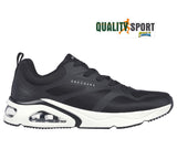 Skechers Tres Air Uno Revolution Nero Scarpe Uomo Sportive Sneakers 183070 BLK